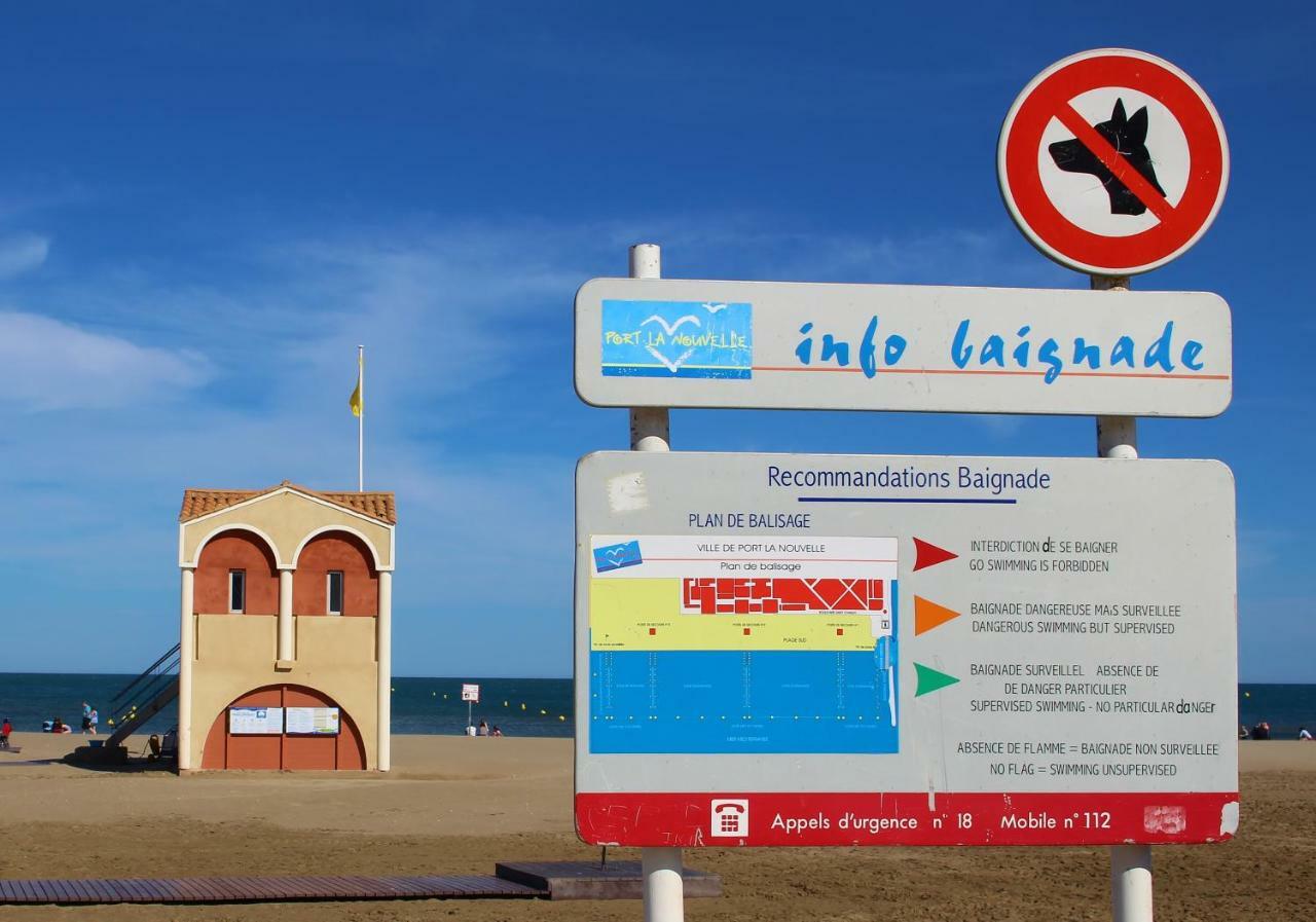 Gites De France Bleu A La Mer Пор-ла-Нувель Екстер'єр фото
